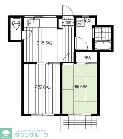 青ビルの物件間取画像